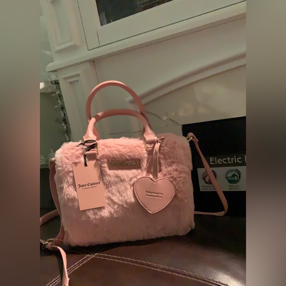 Brand New - Juicy Couture Faux Fur Taffy Satchel
